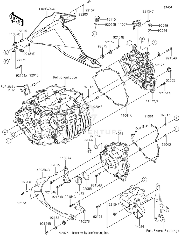 Engine Cover(S) Schematic