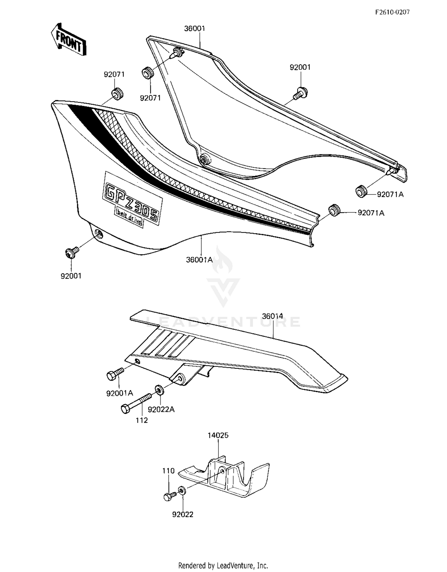 SIDE COVERS/BELT COVER