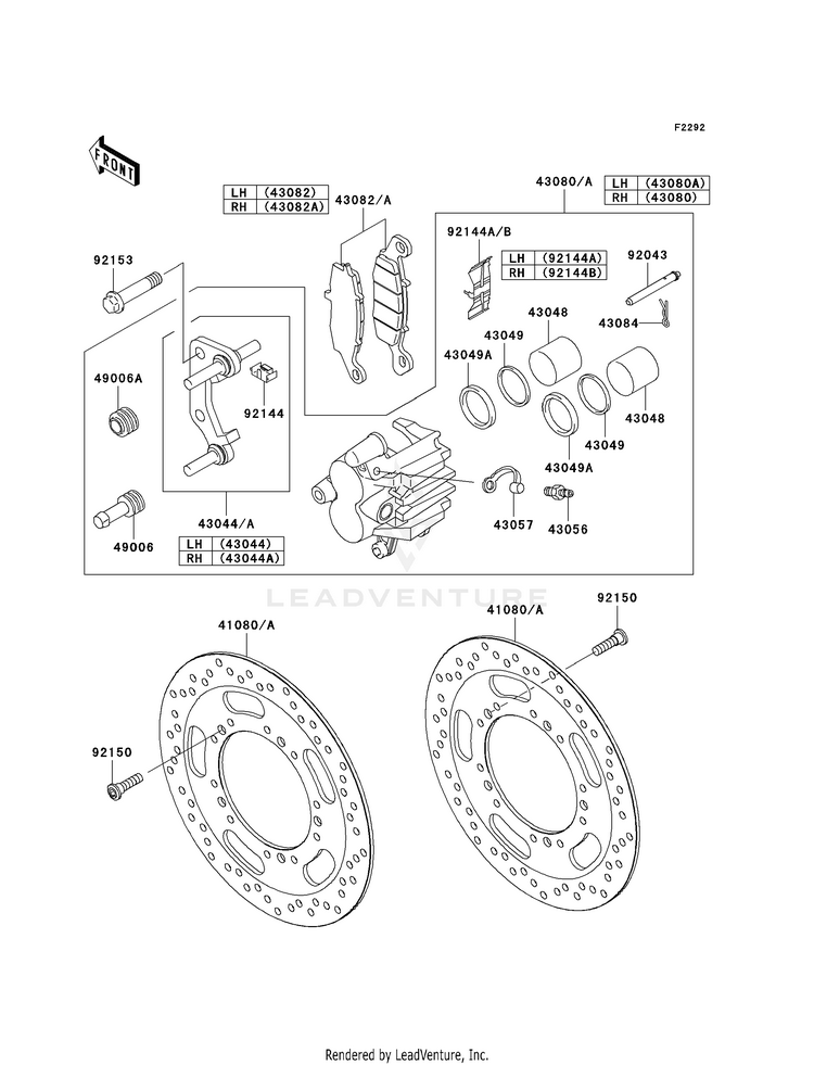 Front Brake Schematic