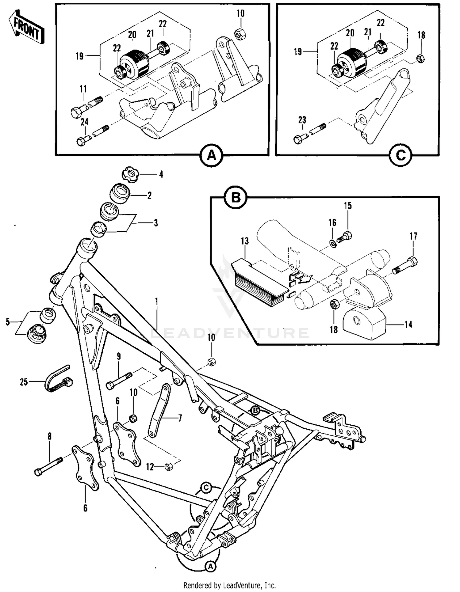 FRAME/FRAME FITTINGS (KX420-A2)