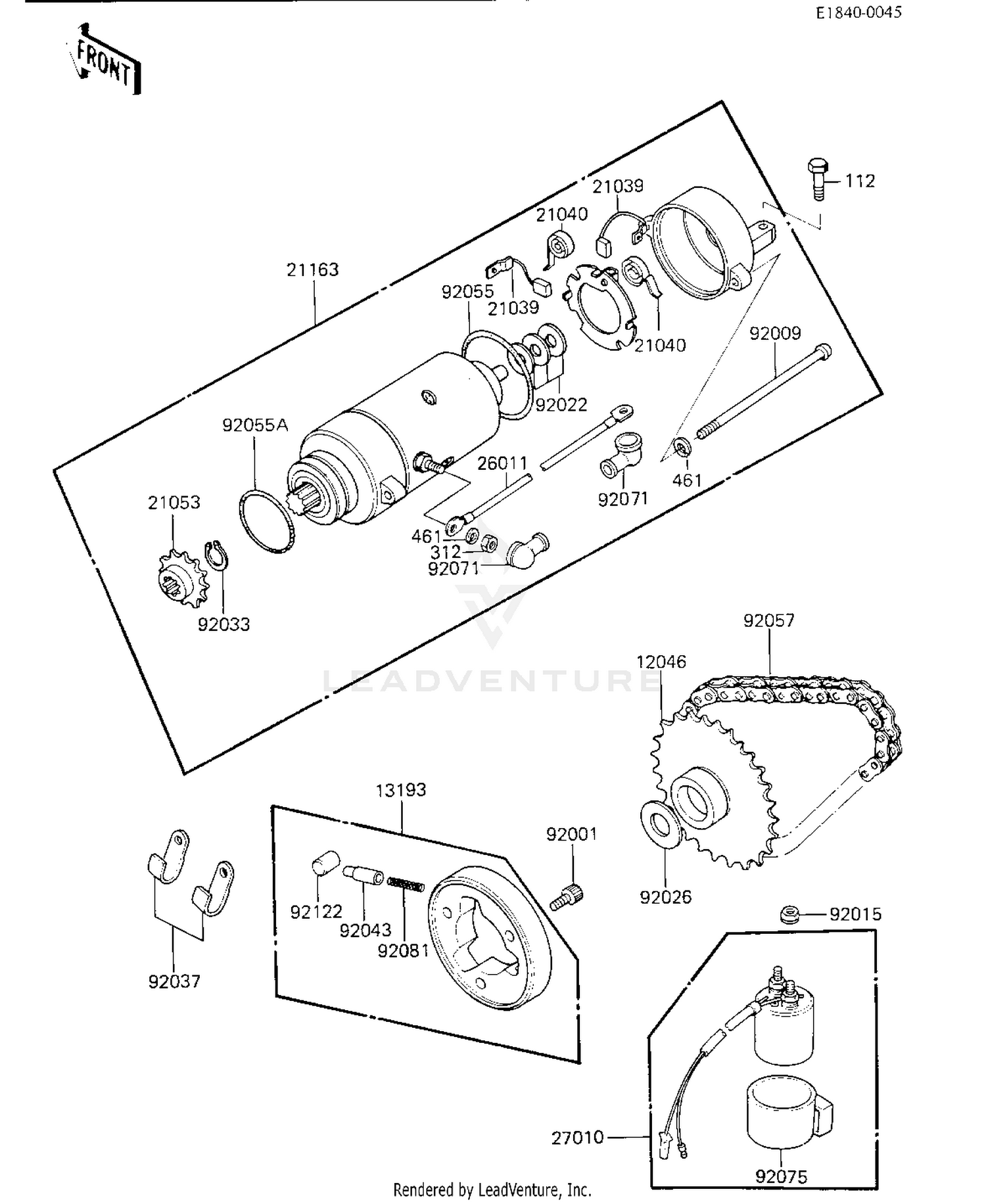 STARTER MOTOR/STARTER CLUTCH