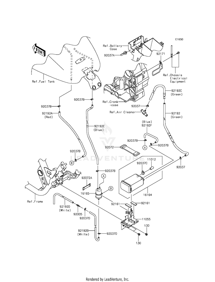 Fuel Evaporative System (Kef-Kff) Schematic
