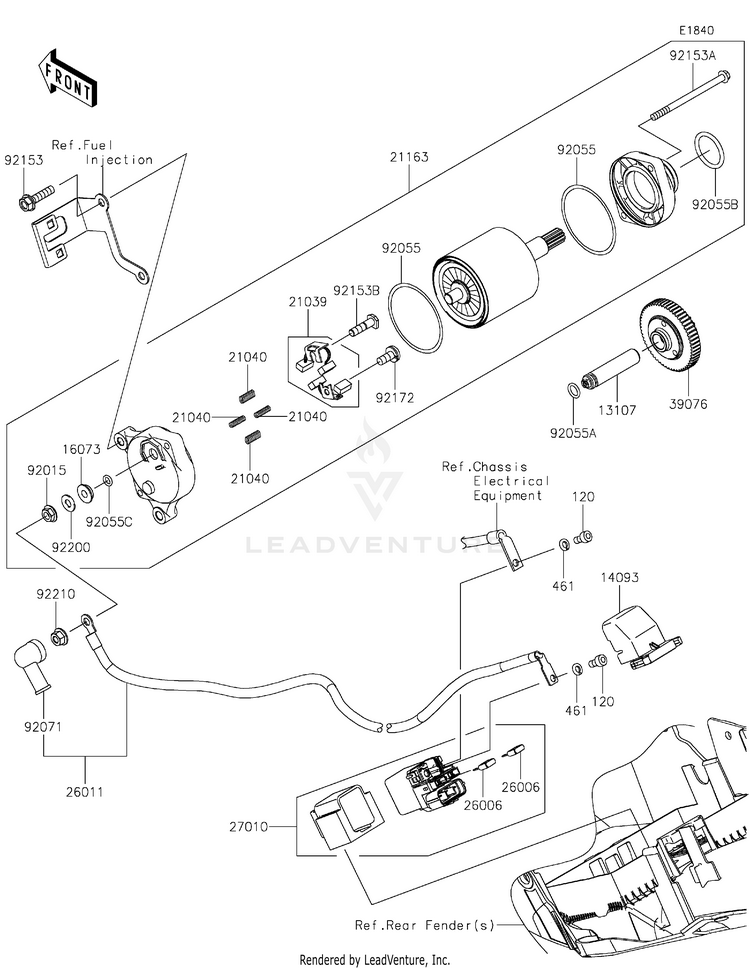 Starter Motor Schematic