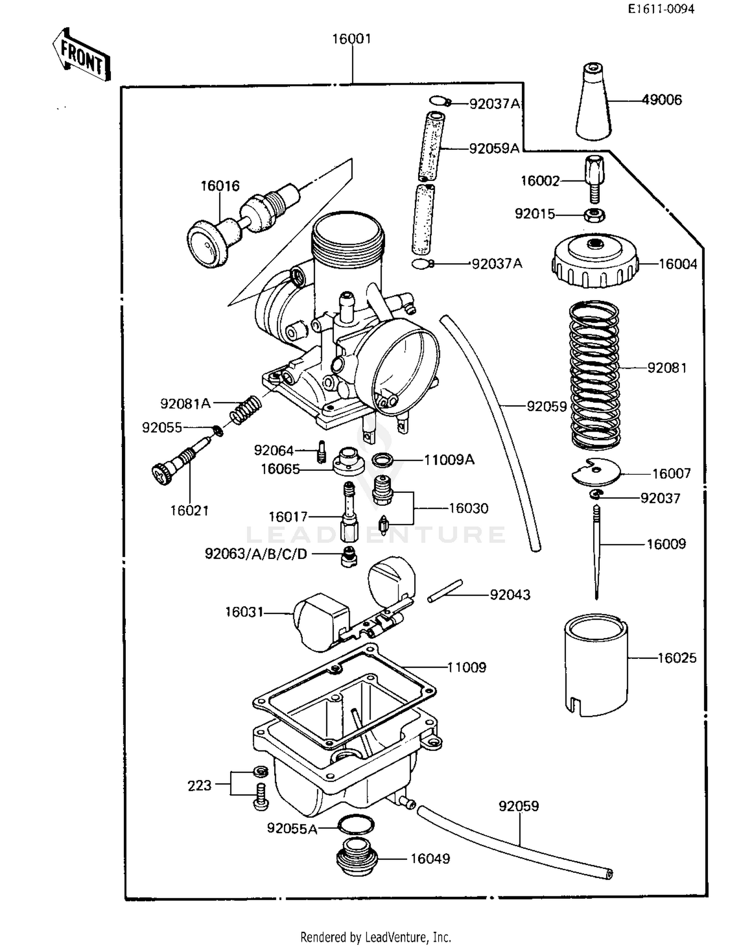 CARBURETOR (KX60-A1)