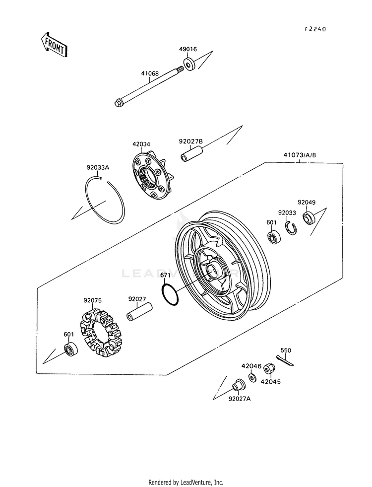 Rear Wheel/Chain Schematic