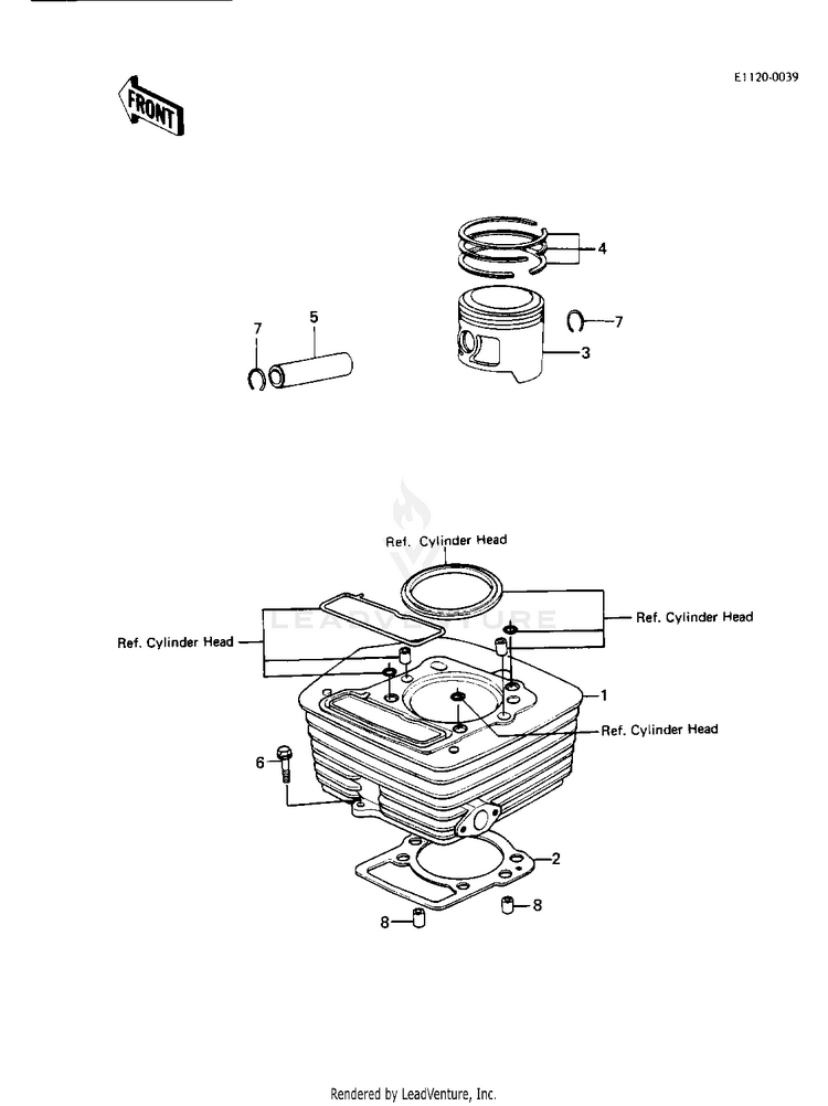 Cylinder/Piston Schematic
