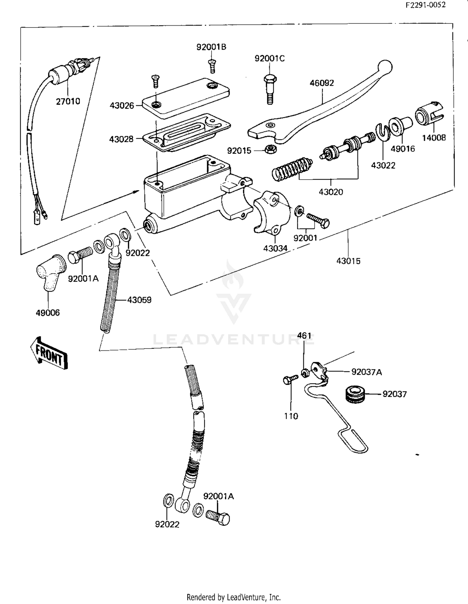 FRONT MASTER CYLINDER