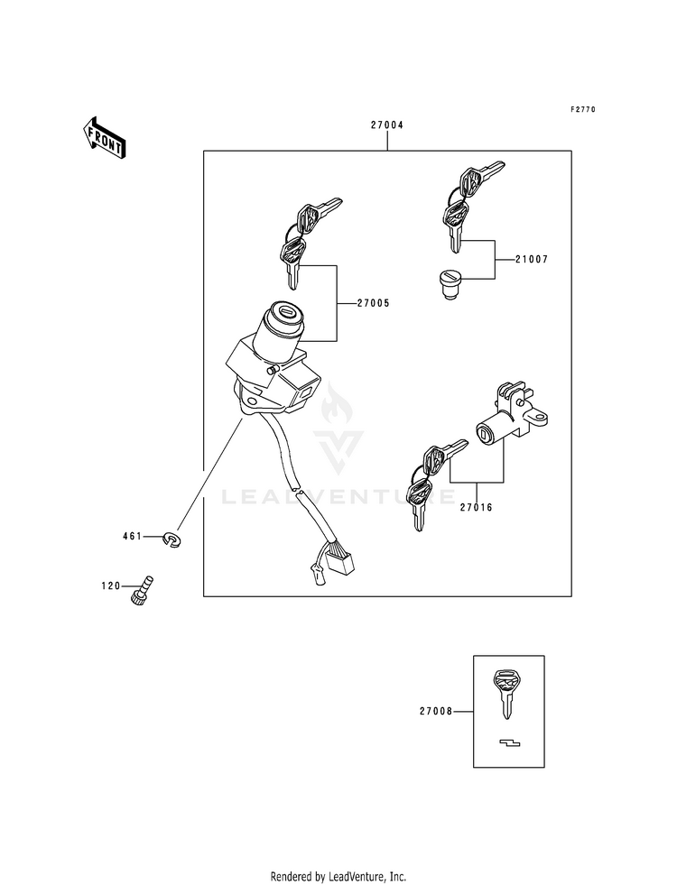 Ignition Switch/Locks/Reflectors Schematic