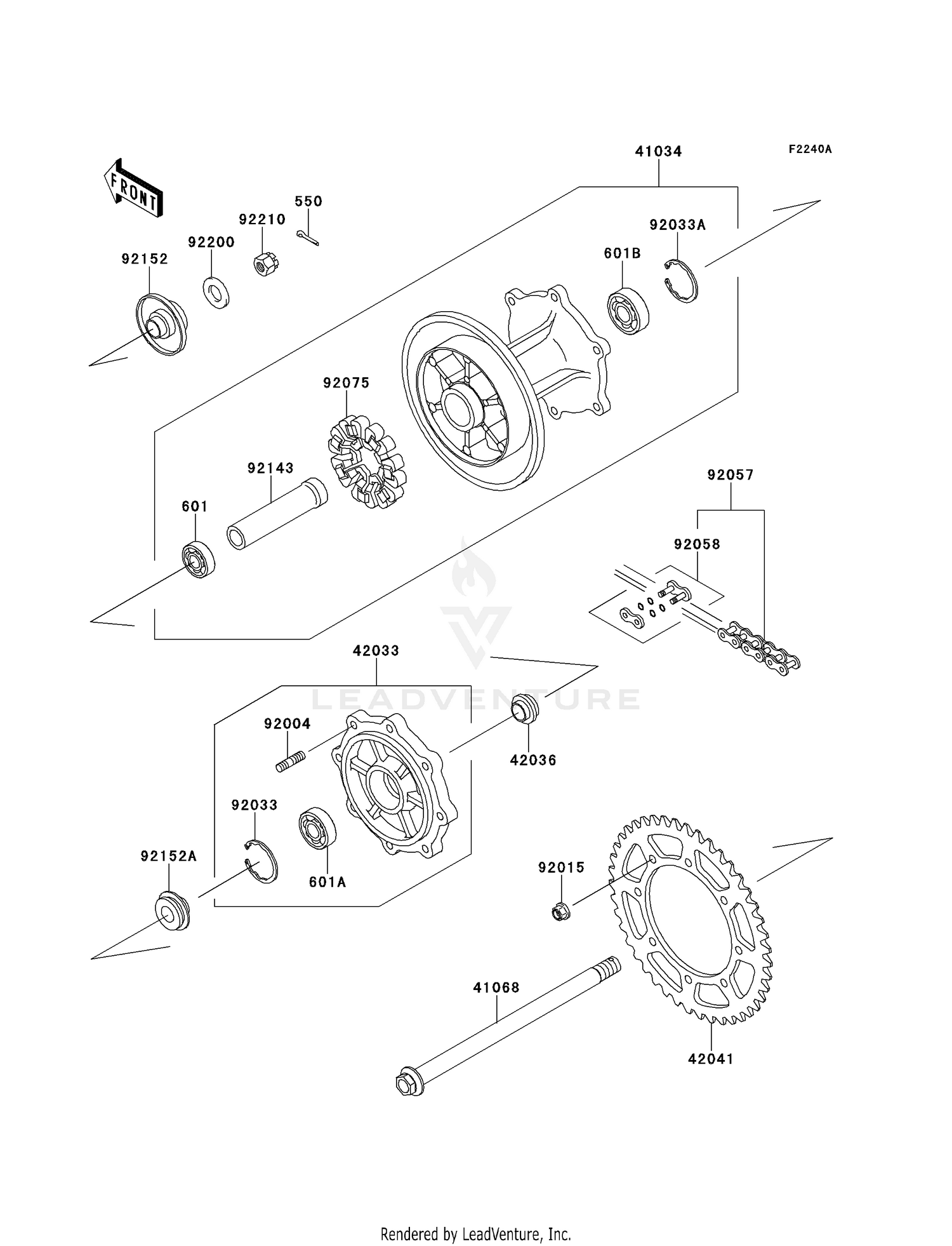 REAR HUB (ECF-EES)