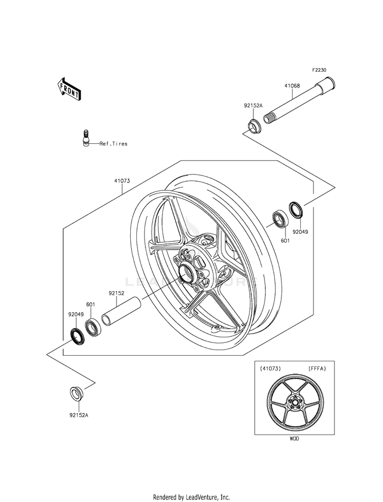 Front Wheel Schematic