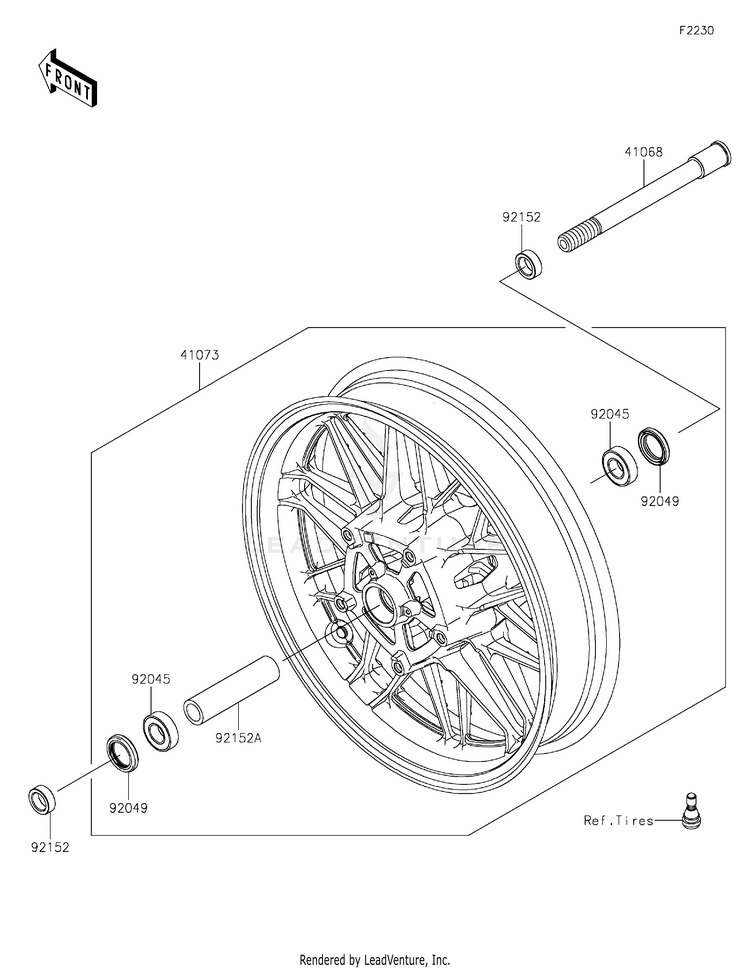 Front Wheel Schematic