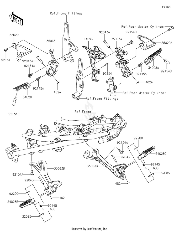 Footrests Schematic