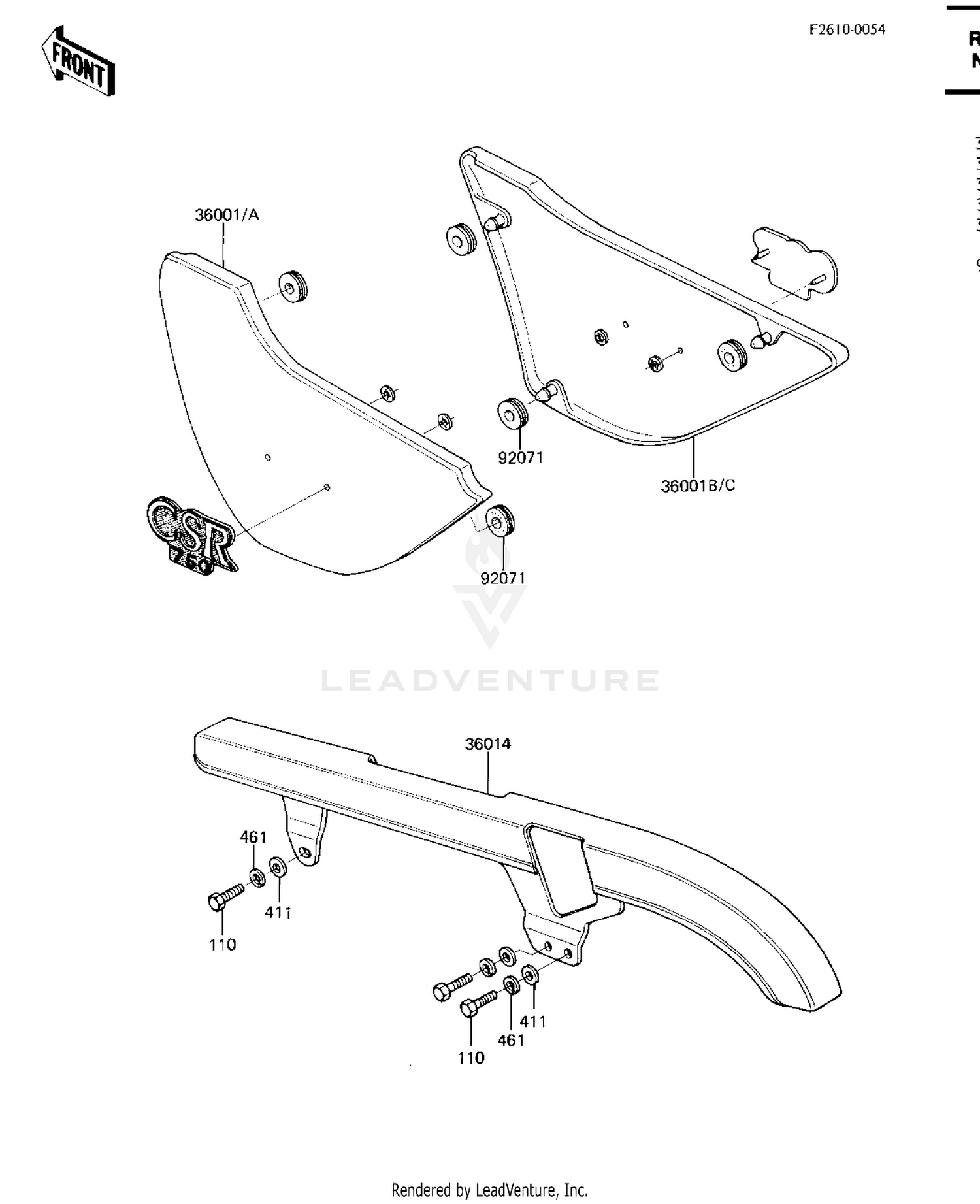SIDE COVERS/CHAIN COVER