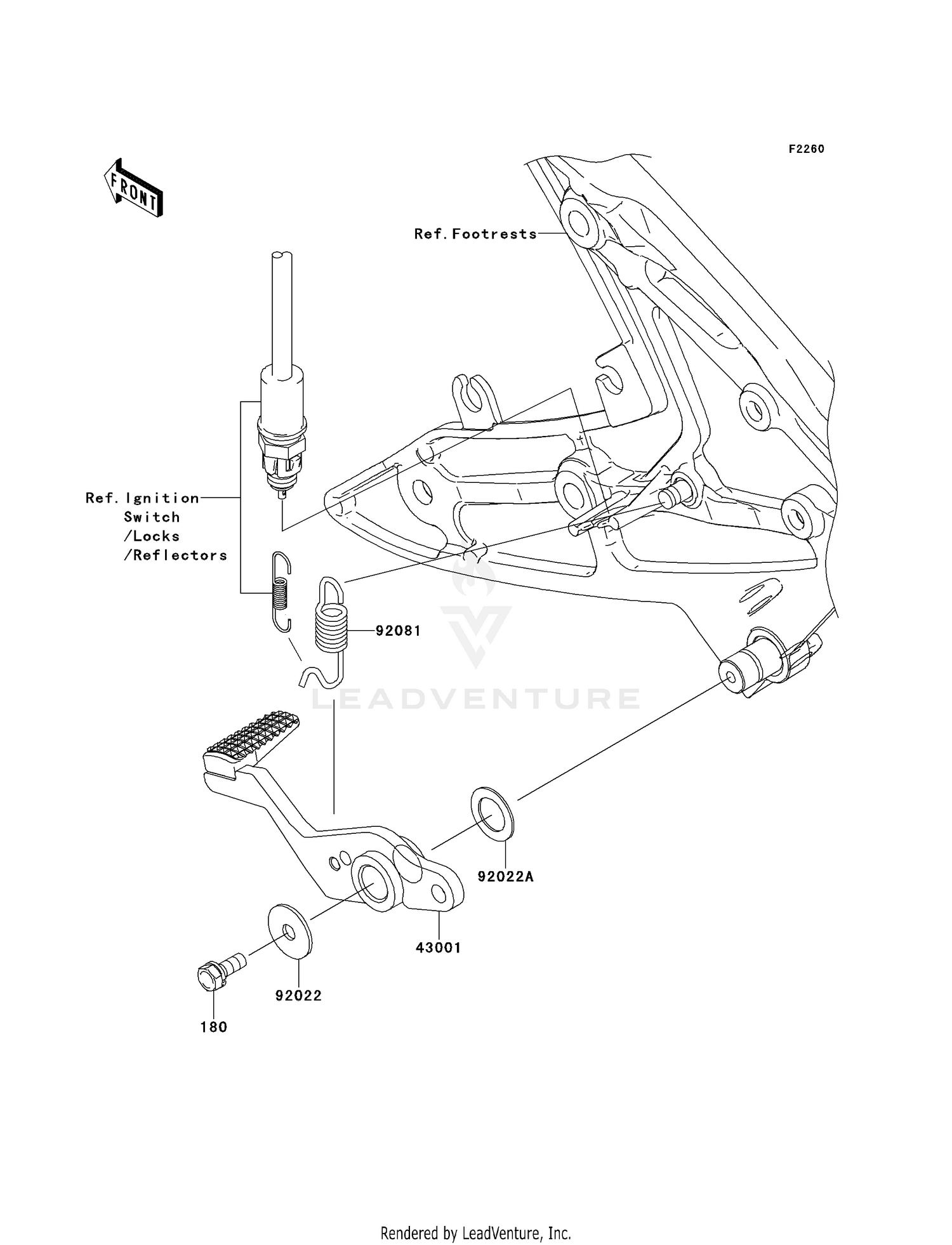 BRAKE PEDAL/TORQUE LINK