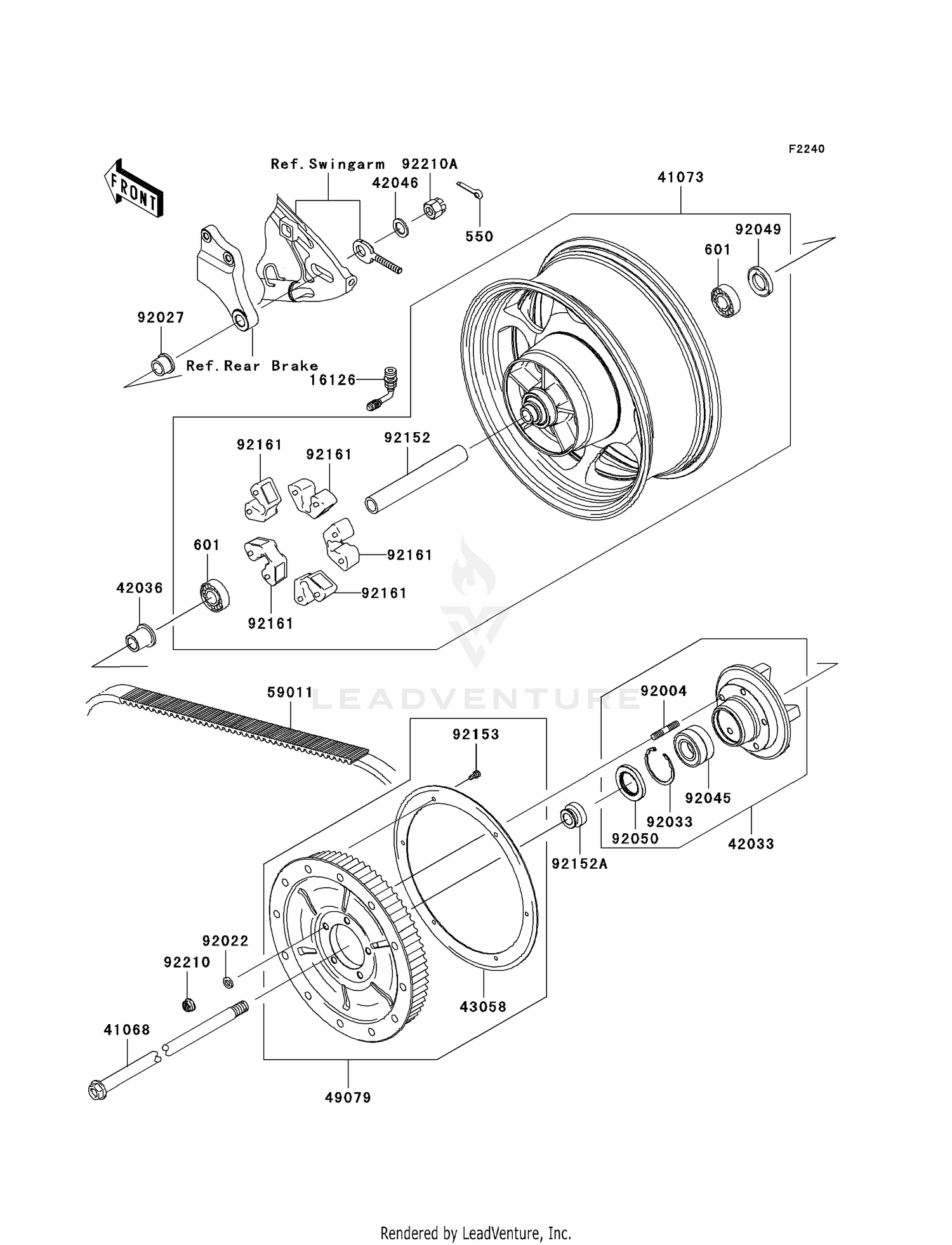 REAR WHEEL/CHAIN