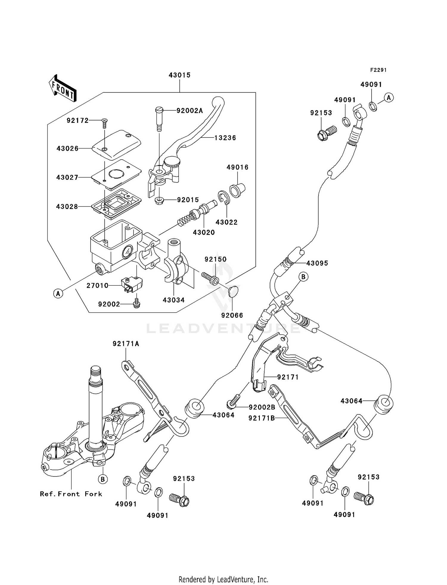 FRONT MASTER CYLINDER