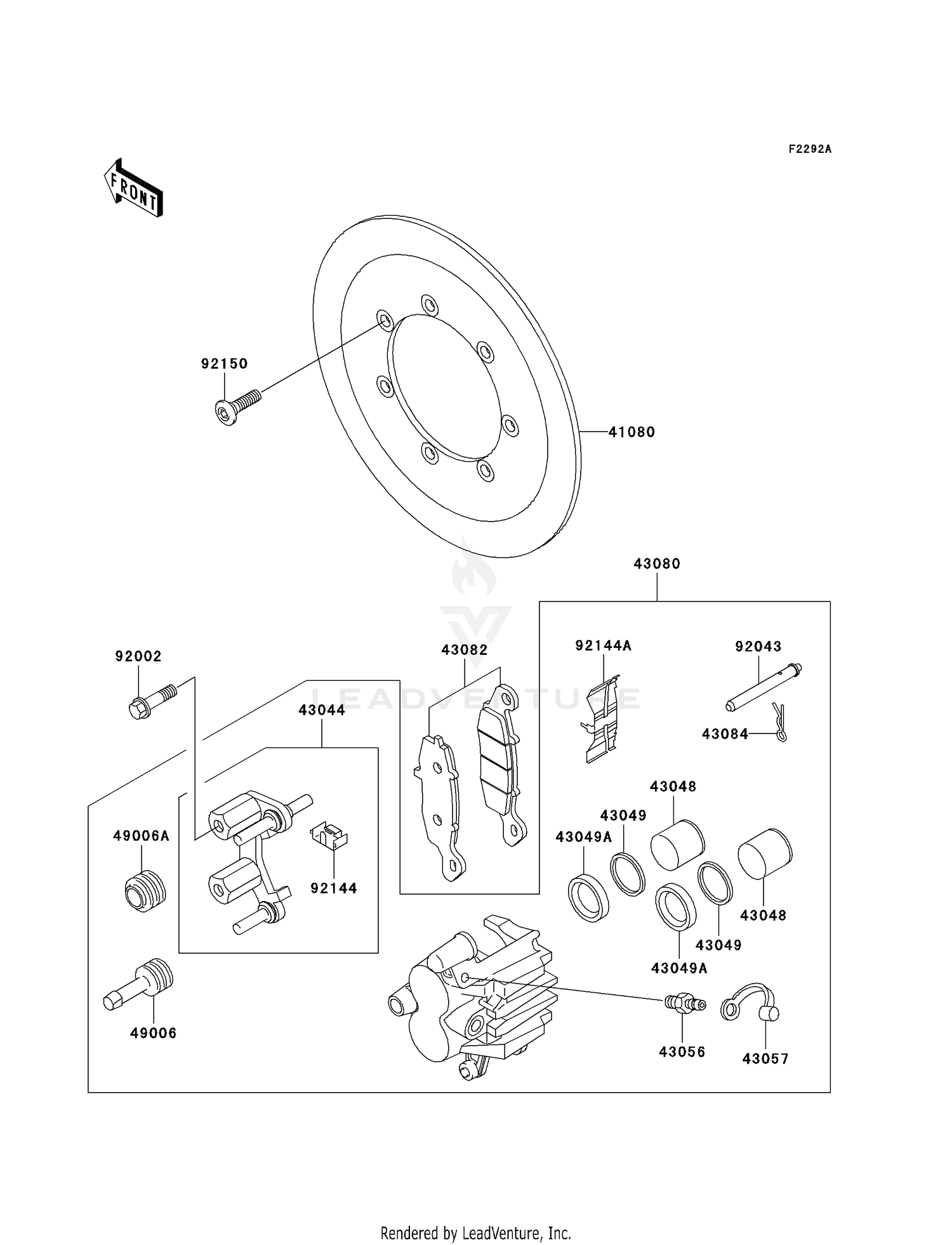 FRONT BRAKE (E4/E5)