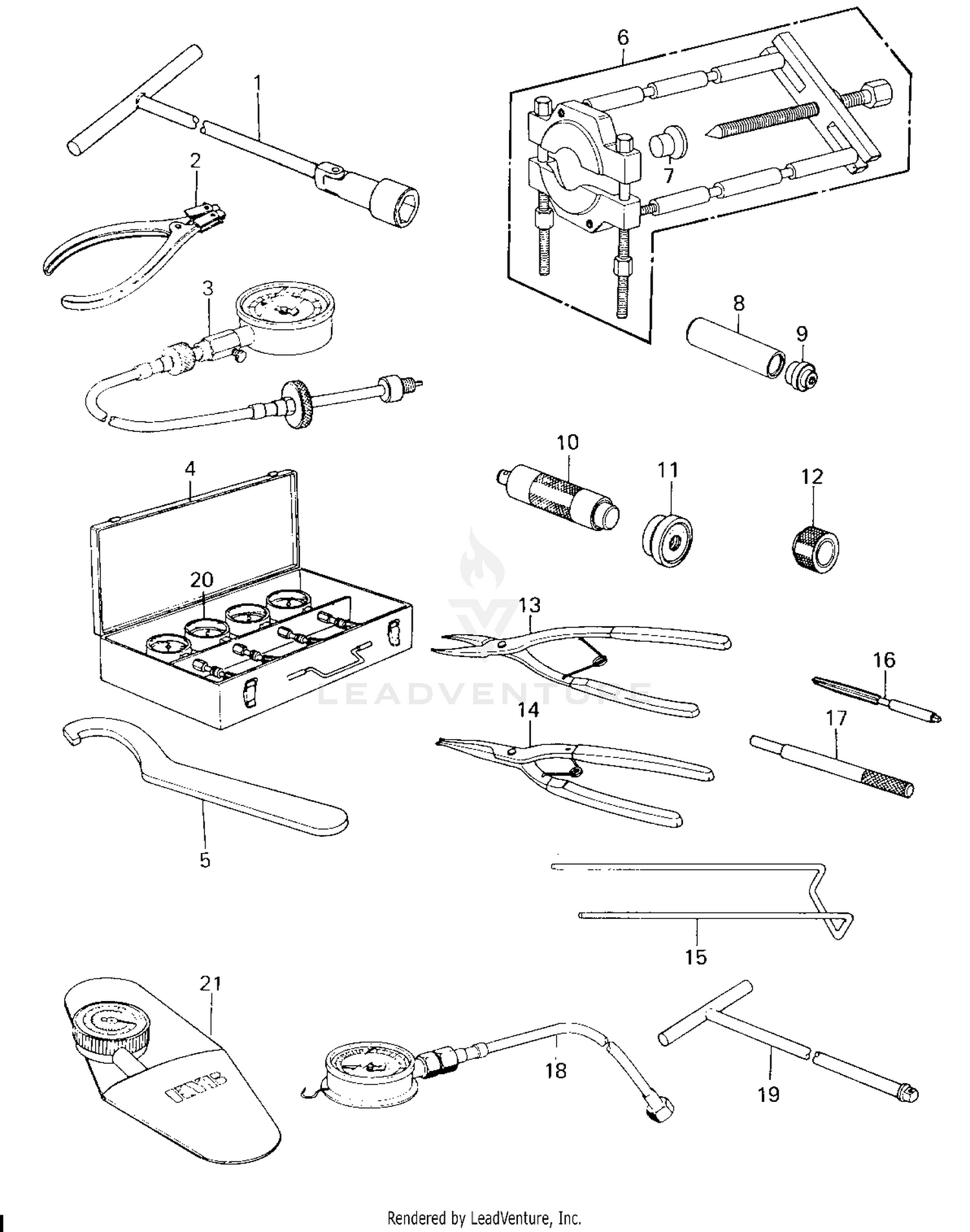 SPECIAL SERVICE TOOLS "A" ('80 H1)
