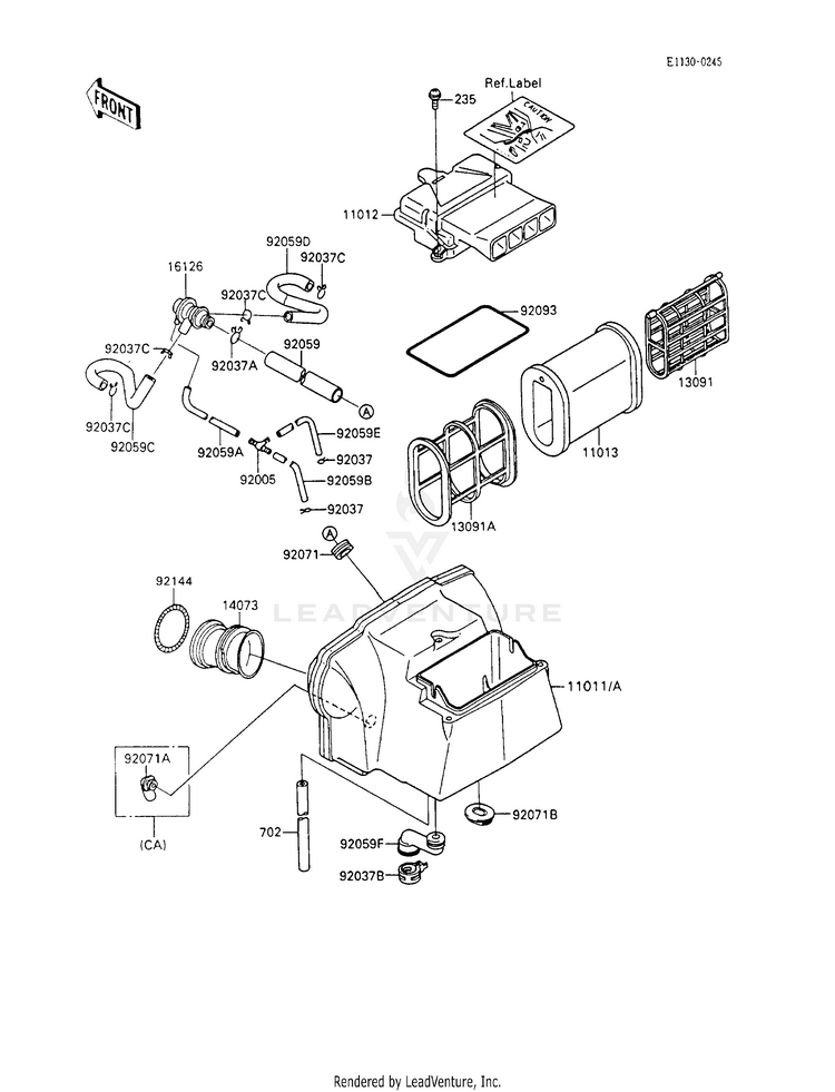Air Cleaner Schematic