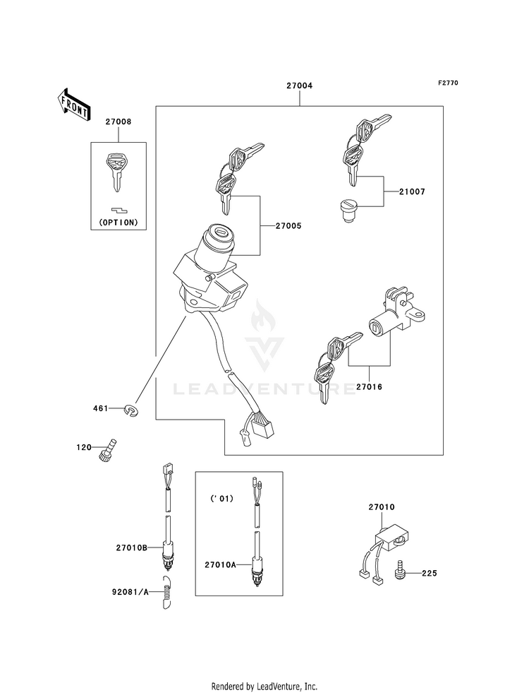 Ignition Switch/Locks/Reflectors Schematic