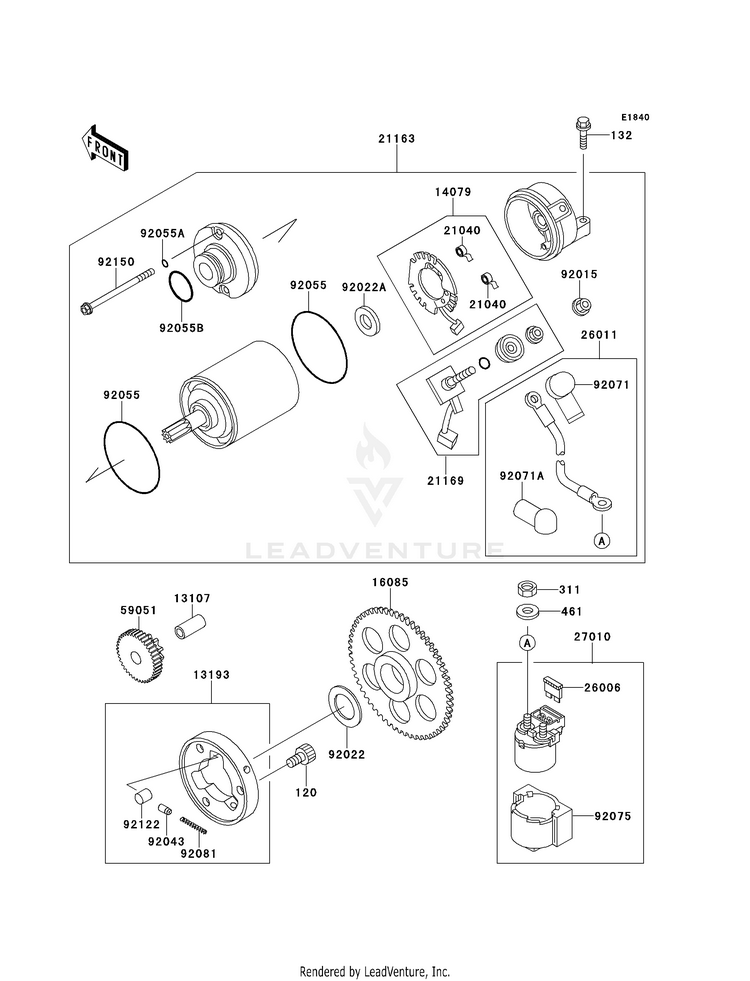 Starter Motor Schematic