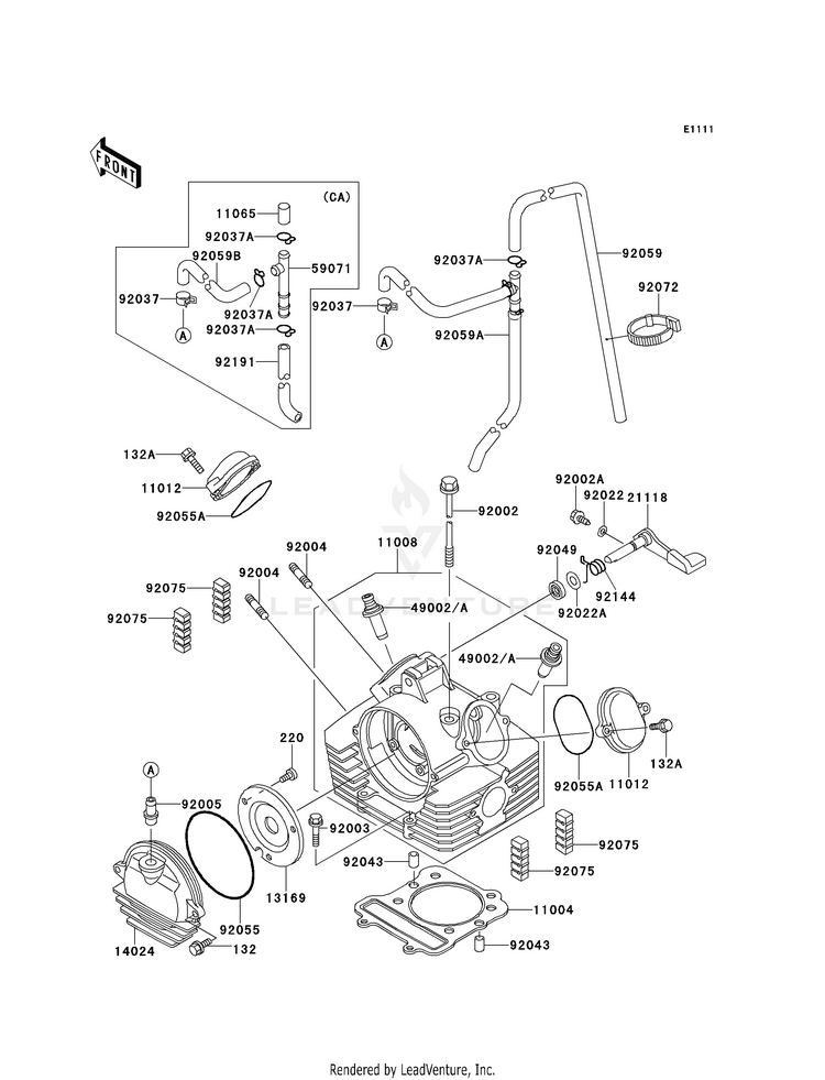 Cylinder Head Schematic