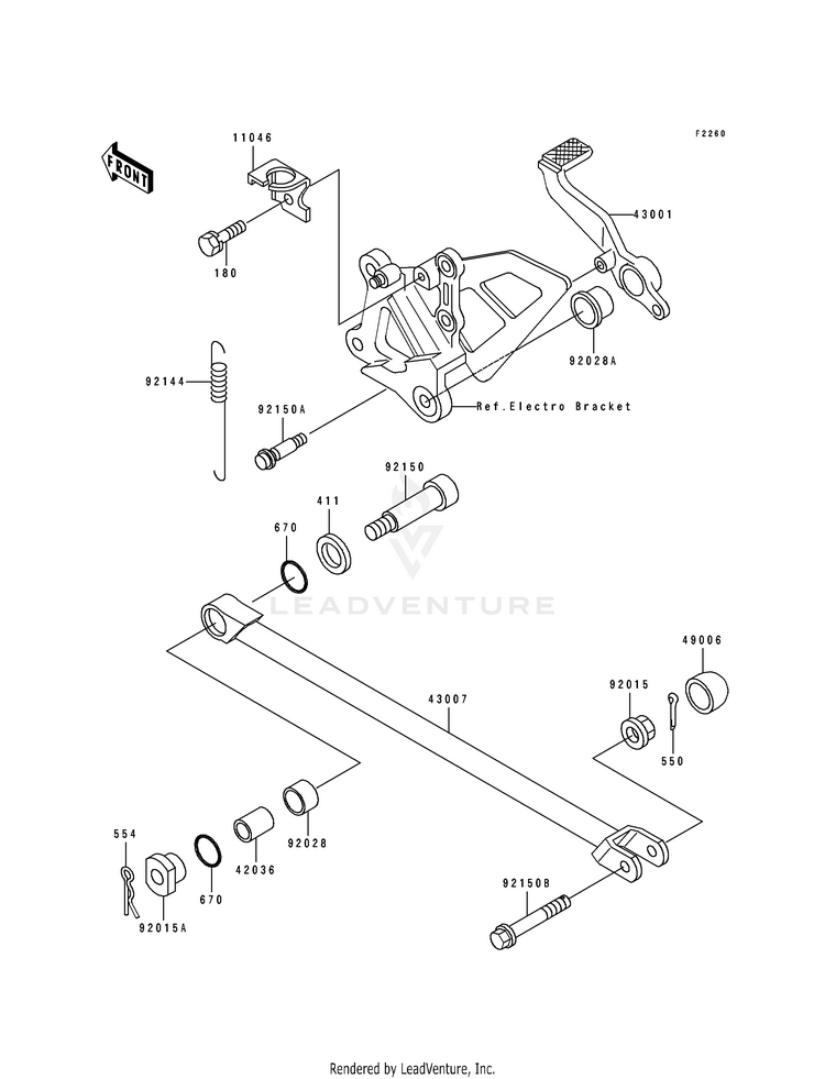 Brake Pedal Schematic