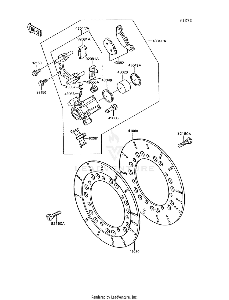 Front Brake Schematic