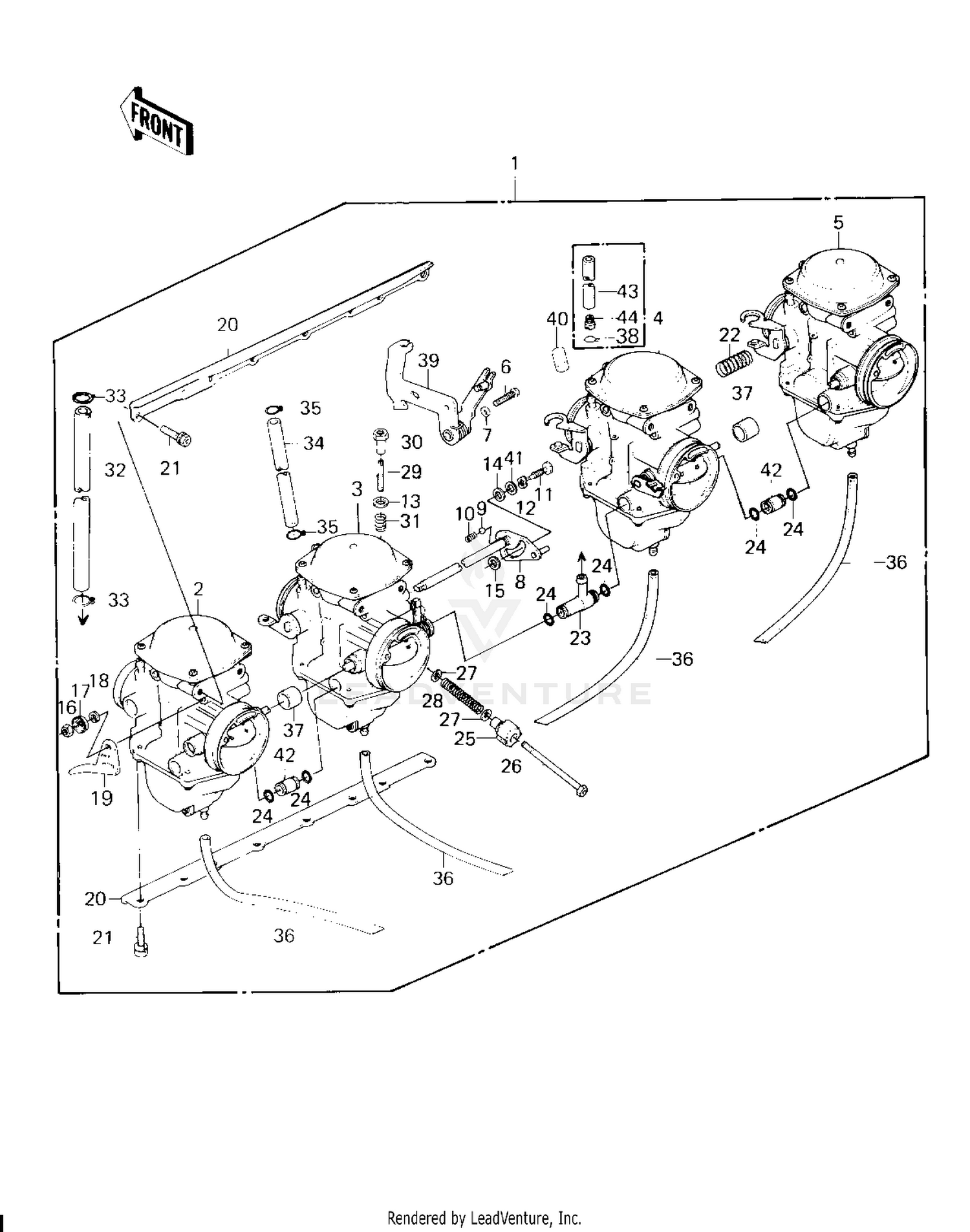 CARBURETOR ASSY ('80 H1)