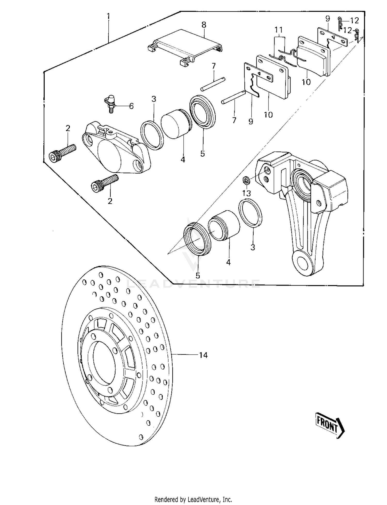 REAR BRAKE ('78 D1)