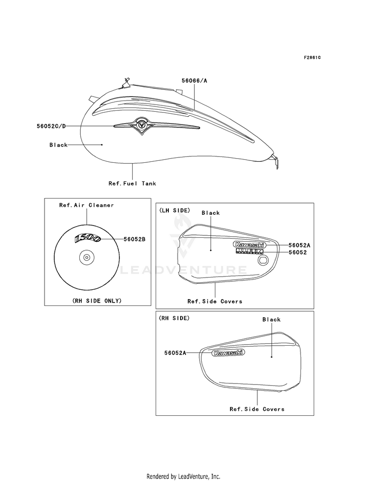 Decals (Black)(Vn1500-P2) Schematic