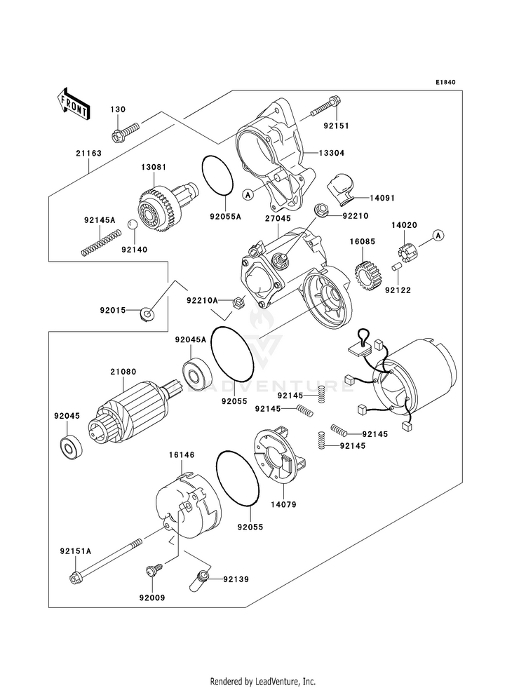 Starter Motor Schematic