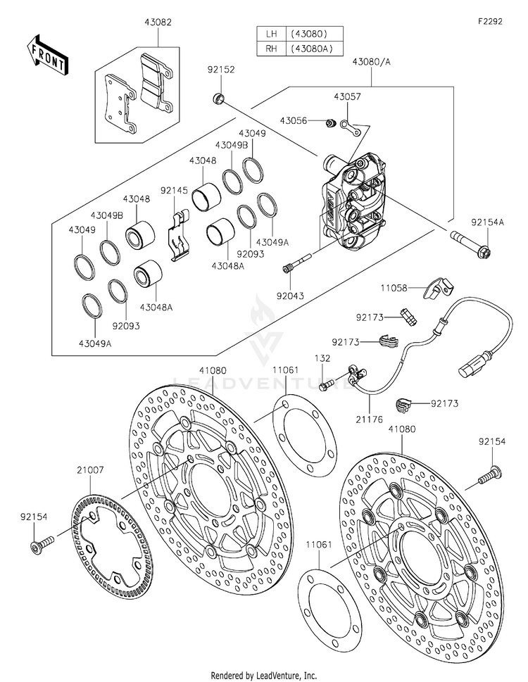 Front Brake Schematic