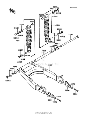 Swingarm/shock Absorber Schematic