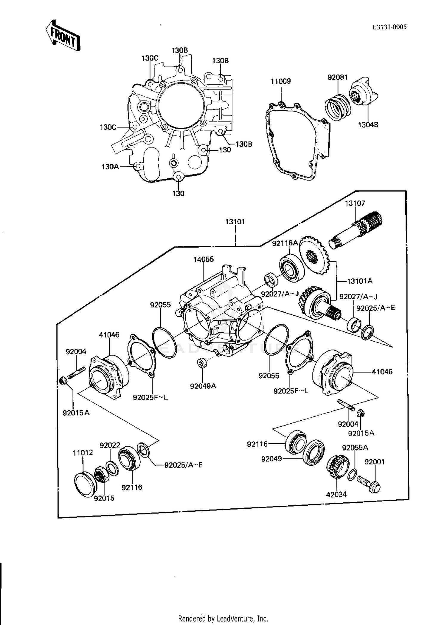FRONT BEVEL GEARS