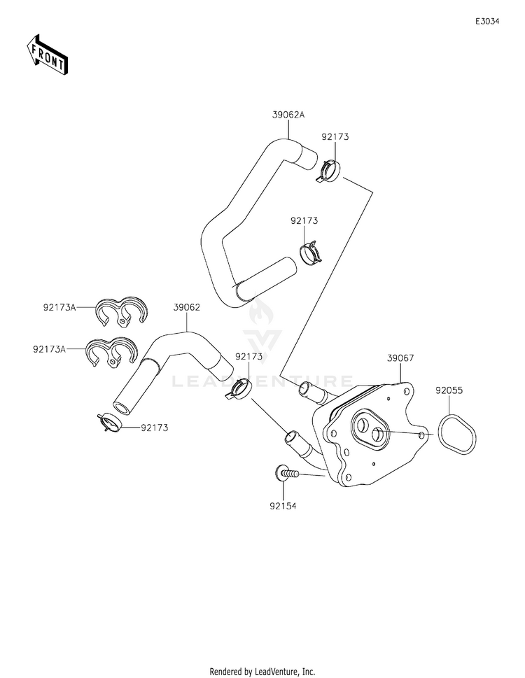 Oil Cooler Schematic