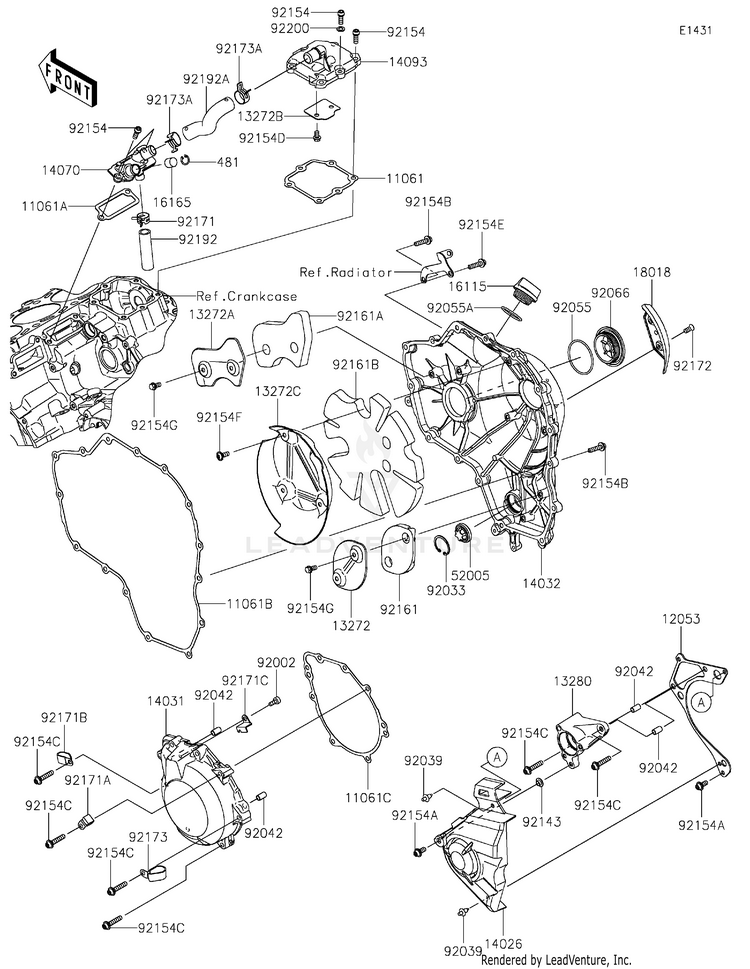 Engine Cover(S) Schematic