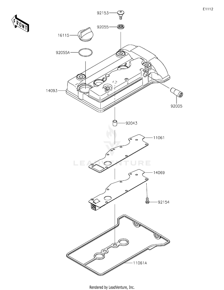 Cylinder Head Cover Schematic