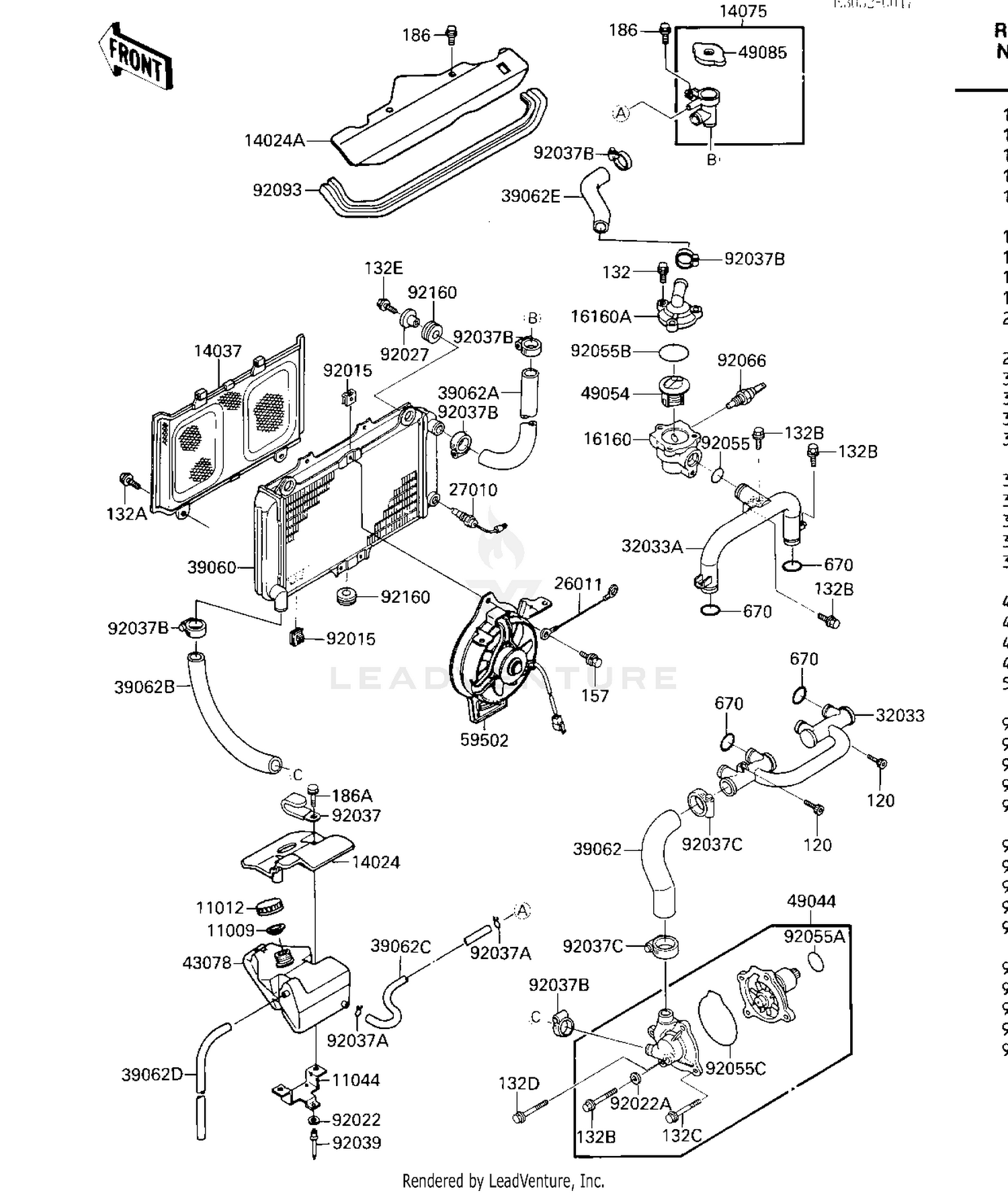 RADIATOR/FAN/WATER PUMP