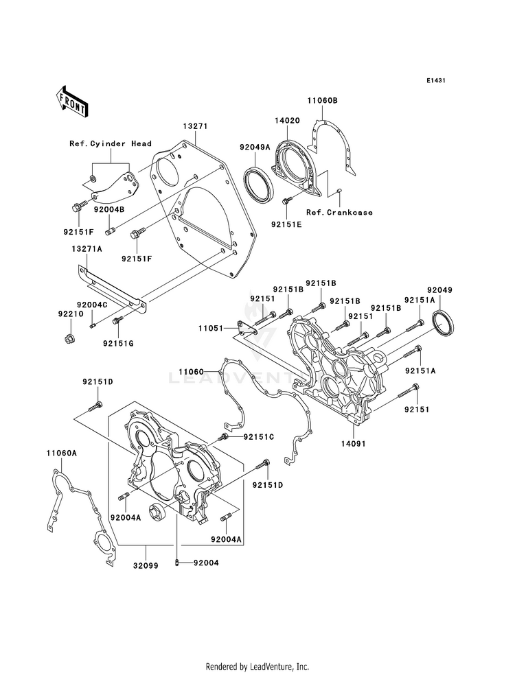 Engine Cover(S) Schematic