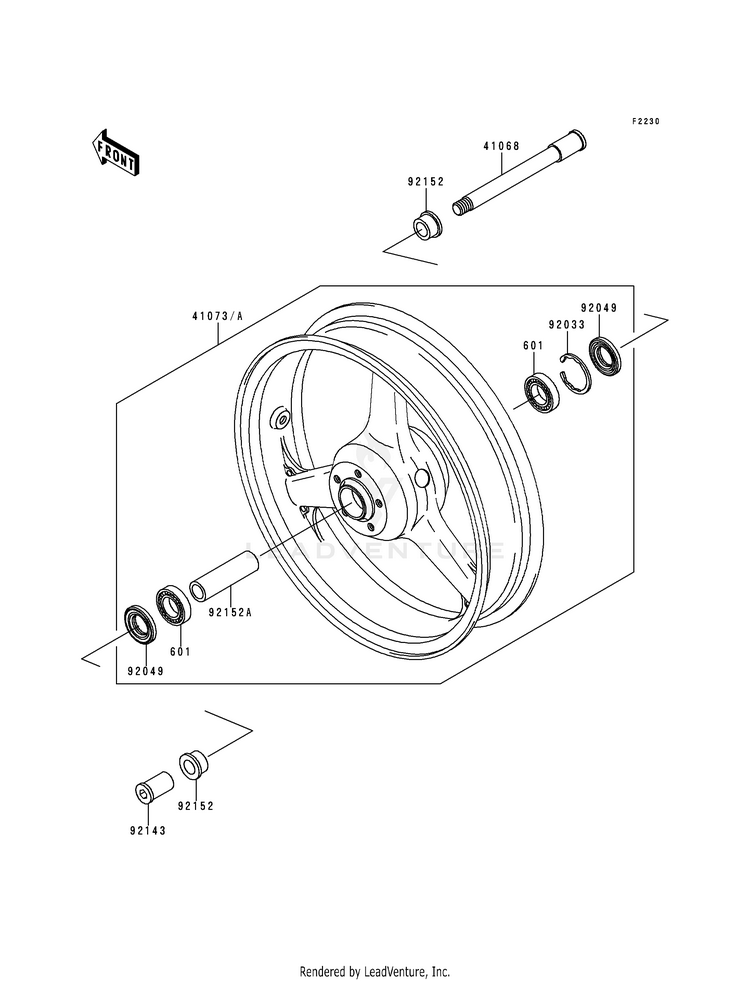 Front Wheel Schematic