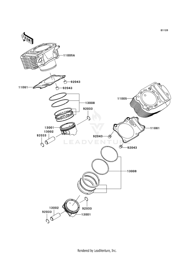 Cylinder/Piston(S) Schematic