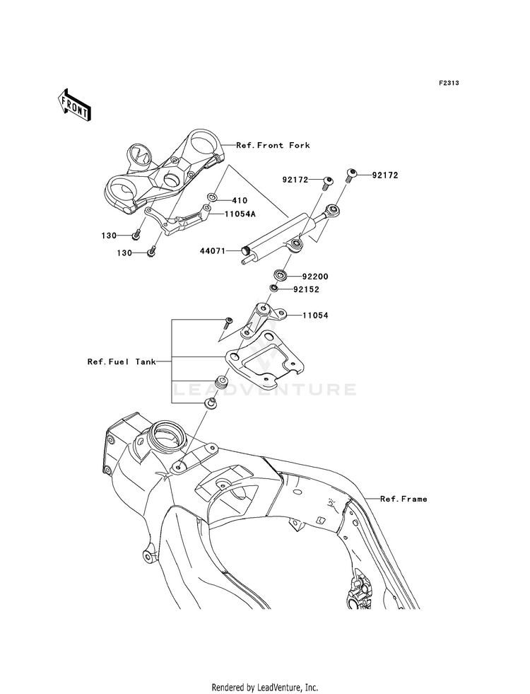 Steering Damper Schematic