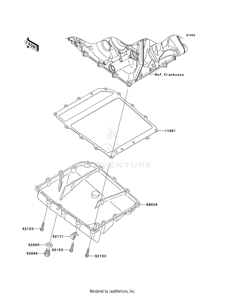 Oil Pan Schematic