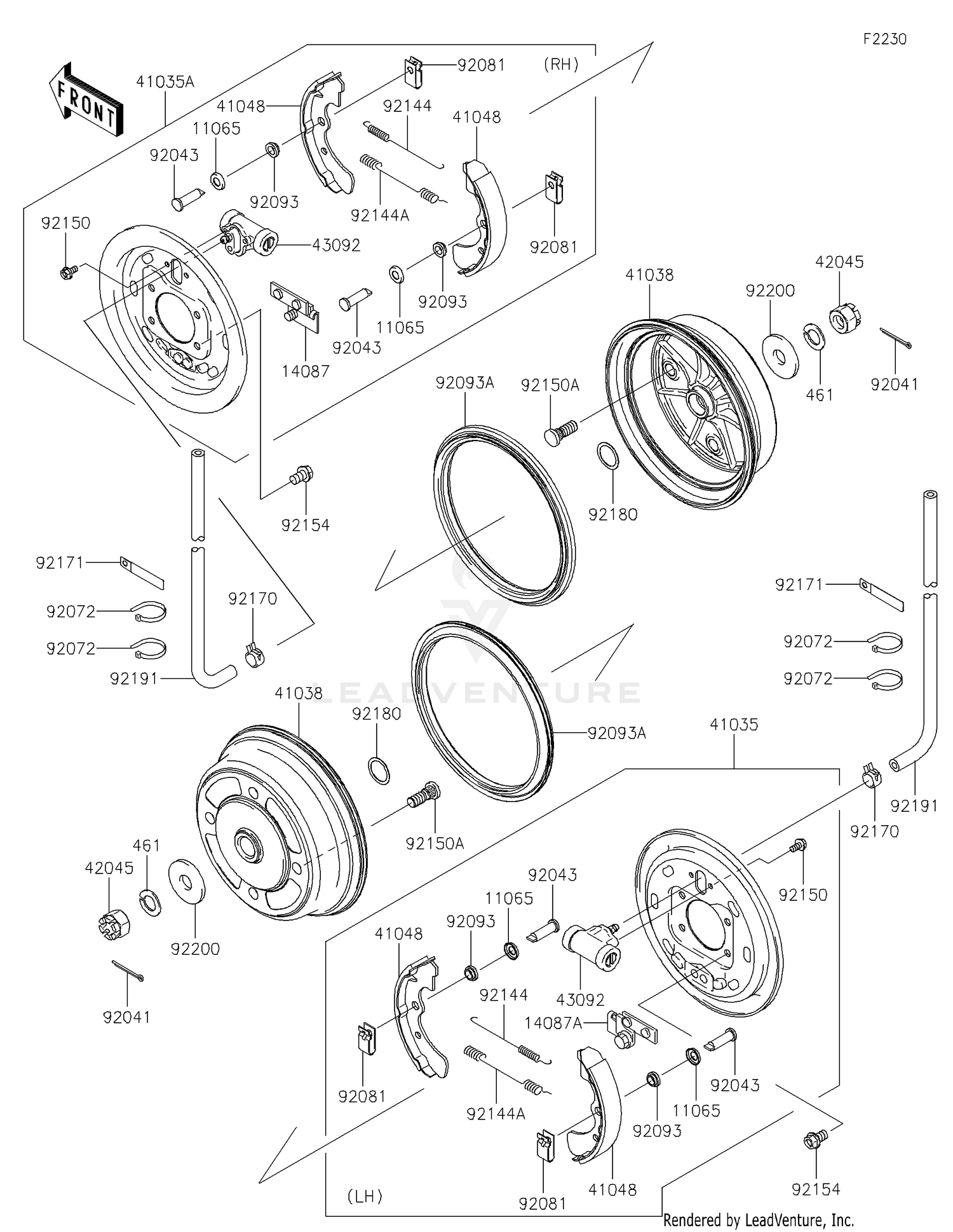 Front Hubs/Brakes