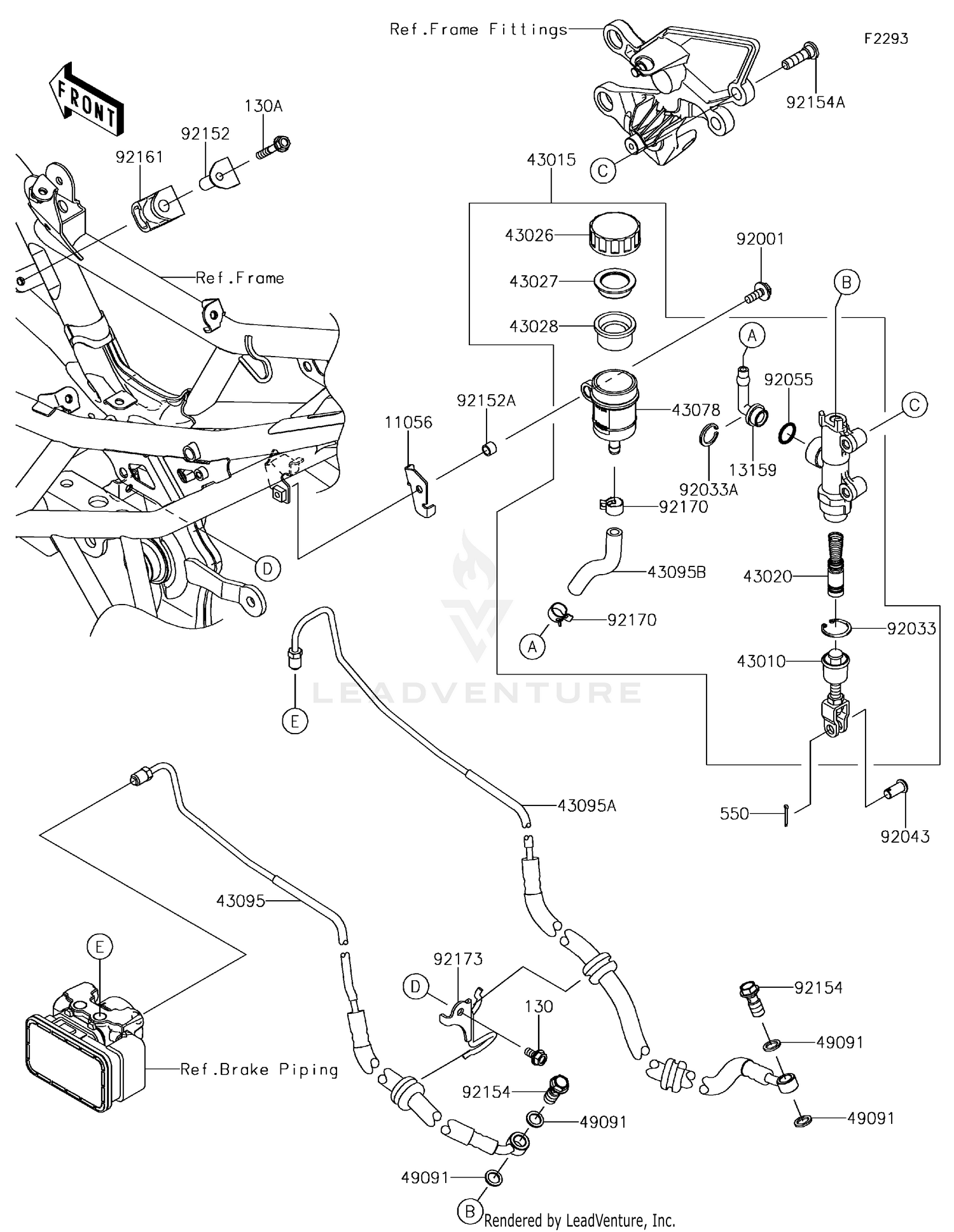 Rear Master Cylinder(FEF/FFF)