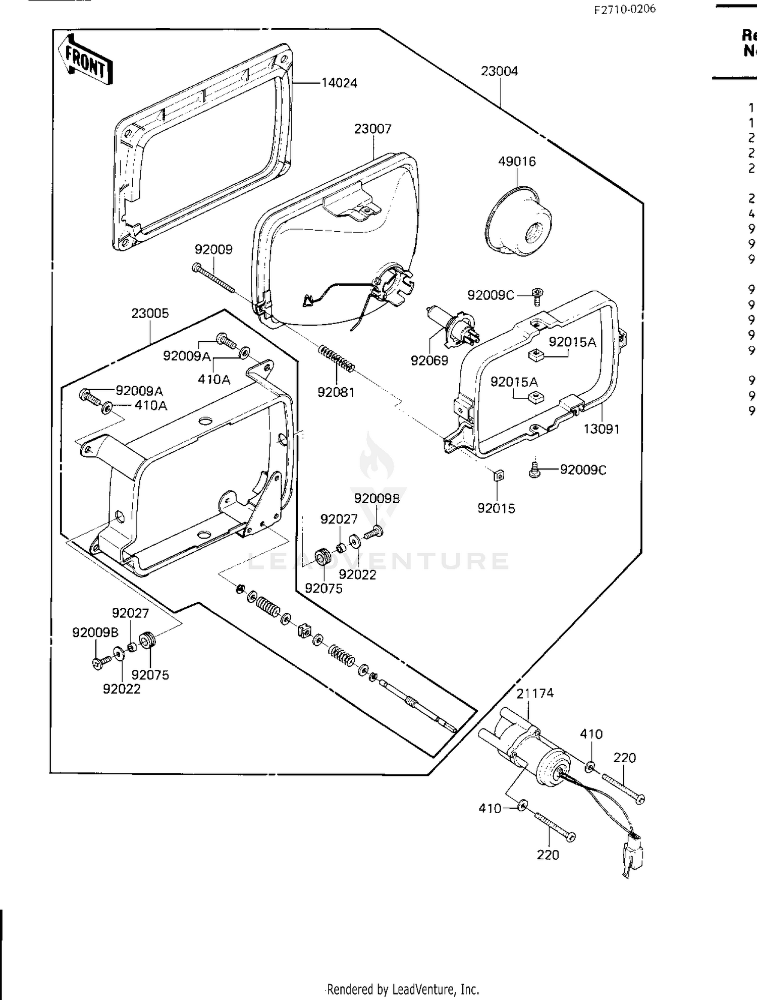 Assembly diagram