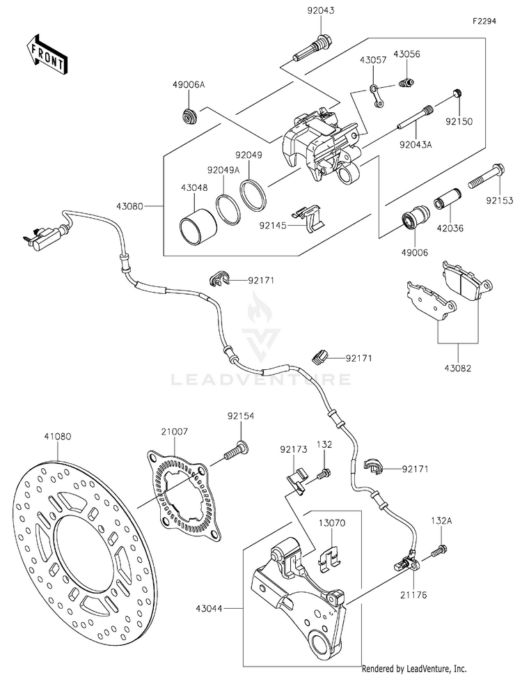 Rear Brake Schematic