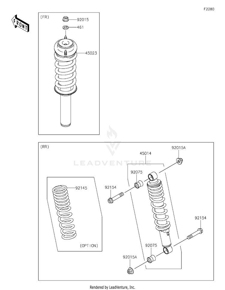 Shock Absorber(S) Schematic