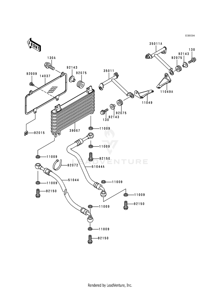 Oil Cooler Schematic